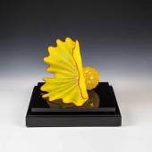 Seltenes Objekt "Yellow Sea Form with Red Lip Wraps" Dale Chihuly, um 1985/90 Farbloses Schätzpreis:	3.000 - 4.000 EUR