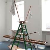 Ian Burns, A Seperate State, 2009 
Solar powered, found object, kinetic sculpture 315 x 282 cm  