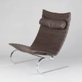 ‚Lounge Chair PK20‘ des Designers Poul Kjaerholm aus Dänemark.