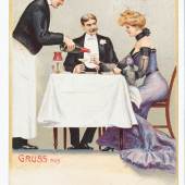 Postkarte des Etablissement „Maxim“, um 1903, © Wien Museum