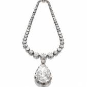 Antique Diamond Pendant Necklace, Courtesy of Siegelson, New York