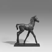 Renée Sintenis (1888 – 1965) Großes Vollblutfohlen | 1940 (Entwurf) | Bronze | 109 x 91 x 25 cm Ergebnis: € 158.000