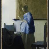 Johannes Vermeer, 'Brieflezende vrouw', ca. 1662 - 1663 (na restauratie)