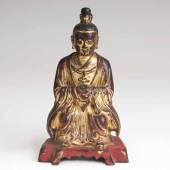 Bronze-Skulptur 'Taoistische Ahnenfigur'. 2.000 Euro