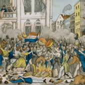 Erstürmung der Tuilerien in Paris, 24.2.1848