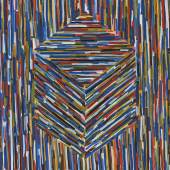 Sol LeWitt (1928 – 2007)  Cube (A) | 1994 | Gouache auf Papier | 155 x 153,5 cm Taxe: 100.000 – 150.000 €