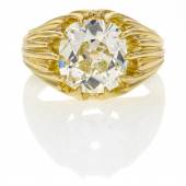 Solitaire-Ring Deutschland, ca. 1880 Gelbgold Diamant ca. 2,9 Karat Schätzpreis: 18.000 – 25.000 Euro 