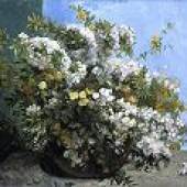 Gustave Courbet (1819 -1877), Blütenzweige und Blumen, 1855
