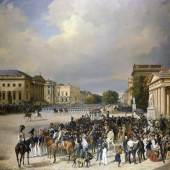 Franz Krüger: Parade Unter den Linden, 1839, Öl auf Leinwand © SPSG Jörg P. Anders 