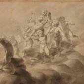 Philipp Otto Runge (1777–1810) Triumph des Amor, 1800, Feder und Pinsel in Grau, 265 x 395 mm, Privatbesitz