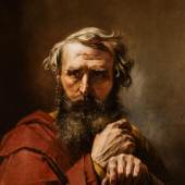 St Paul of Tarsus by JOSEPH BARTHELE MY VIEILLEVOYE (1850) at Colnaghi-crop