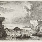 Jean-Jacques de Boissieu (1736–1810) Deichdurchbruch in Holland, 1782 Nach einem Gemälde von Jan Asselijn Radierung, 37 x 49,3 cm Städel Museum, Frankfurt am Main Foto: Städel Museum – ARTOTHEK