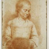Jean-Jacques de Boissieu (1736–1810) Halbfigur einer jungen Frau mit einem Muff, ca. 1770 Rötel und Bleistift, 27,5 x 19,7 cm Städel Museum, Frankfurt am Main Foto: Städel Museum – ARTOTHEK