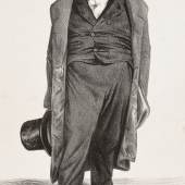 Honoré Daumier (1808–1879) Graf d&#039;Argout, 1833 Lithografie, 20 x 18,4 cm Städel Museum, Frankfurt am Main Foto: Städel Museum