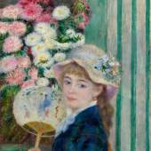 Abbildung: Pierre-Auguste Renoir, Frau mit Fächer, ca. 1879, The Clark Art Institute, Williamstown, Foto: Image courtesy Clark Art Institute. clarkart.edu