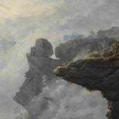 Carl Gustav Carus, Nebelwolken in der Sächsischen Schweiz, um 1828, Staatsgalerie Stuttgart, erworben aus Mitteln der Museumsstiftung Baden-Württemberg 2011© Staatsgalerie Stuttgart