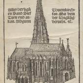 Stephansdom Wiener Heiltumsbuch Druck Wien, 1502