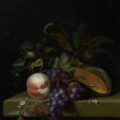 Still Life with Fruit, Pieter Gallis, 1673. D. Franken Bequest, Le Vésinet
