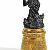 Sturzbecher mit Neptunfigur St. Petersburg 1880er Jahre Firma Sazikov Silber vergoldet bzw. geschwärzt Schätzpreis: 30.720 Euro 