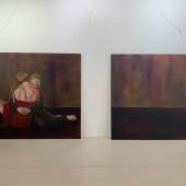 Sussi Hodel Halt mich - Diptychon  Öl auf Leinwand, 2 x 170 x 125 cm, 2020