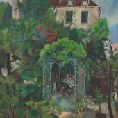 Suzanne Valadon (1867 – 1938) "Les jardins du 12 de la rue Cortot à Paris" 1922 | Öl auf Leinwand | 117 x 90 cm Taxe: € 70.000 – 100.000