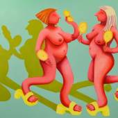 Tamara Malcher | Reflection | 2020Acrylic and pastel crayon on canvas | 200 x 250 cm