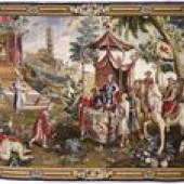 Bildtitel: Tapisserie Der Kaiser auf der Reise, Manufaktur Beauvais, um 1720-1730, Inv.-Nr. WA134, Maße 350 x 462 cm © Bayerische Schlösserverwaltung
