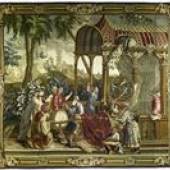 Bildtitel: Tapisserie Die Astronomen,
Manufaktur Beauvais, um 1720-1730, Inv.-Nr. WA139, Maße 350 x 410 cm © Bayerische Schlösserverwaltung