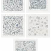 Tara Donovan, Untitled I-V, 2004. Editions & Works on Paper New York.