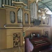 Orgel von St. Peter und Paul in Großenlupnitz vor der Restaurierung * Foto: Annette Stawenow