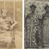 Ohne Titel, FotografIn unbekannt, Ghana oder Elfenbeinküste, um 1900, Albuminabzug, Museum Rietberg, Sammlung Christraud M. Geary. 