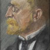 Thomas Herbst, Selbstporträt, 1898, Pastell, Privatsammlung