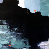 Galleri Hera | Lisa Burénius | Månens stämpel | Acrylic on canvas | 110x115cm