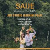 Jeannine Platz Kunstaktion Sylt – Wolkenserie, Kalligraphie & Atelierkonzert Hamburg 2025