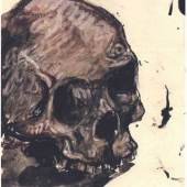 o.T., 1998, Gouache, Pastell und Tusche auf Papier, 35 x 24,9 cm 