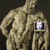 BU: Ulrike Rosenbach, Herakles, Herkules, King Kong … die Vorbilder der Mannsbilder, 1976, Objektinstallation © VG Bild-Kunst, Bonn 2016
