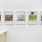 Ulrike Königshofer, Picturing Pictures (Monet: Impression soleil levant), 2018, 5 C-Prints, je 50 x 40 cm