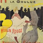 Moulin Rouge, La Goulue, poster for the Dance Hall Le Moulin Rouge  Henri de Toulouse-Lautrec, 1891