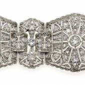 Diamant Armband Frankreich | um 1930 Diamanten zus.ca. 8,2ct Schätzpreis: 7.000 – 9.000 Euro