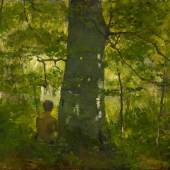 Lovis Corinth Im Walde 1886 Öl auf Holz 60 x 79,5cm Taxe: 40.000 – 60.000 Euro 