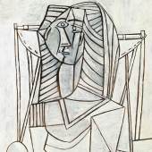 Lot 20, Pablo Picasso, Femme assise dans un faute