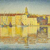 Paul Signac   Maisons du port, Saint-Tropez Signed P. Signac and dated 92(lower right); Inscribed Op. 237 (lower left) oil on canvas18 ¼ x 21 ¾ in.; 56.5 x 55.3 cm Painted in 1892. Est. $8/12 million