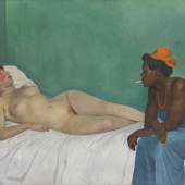 Félix Vallotton (1865-1925) La Blanche et la Noire, 1913 Öl auf Leinwand, 114 x 147 cm Hahnloser/Jaeggli Stiftung, Winterthur Photo: Reto Pedrini, Zürich