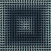 VICTOR VASARELY (Pècs 1906 - 1997 Paris) KASS-II. 1973. Acryl auf Leinwand. 84x84cm. CHF60000/80000