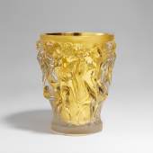 Vase Bacchantes mit Innenvergoldung René Lalique | Wingen-sur-Moder | Modell 1927 | Höhe 32 cm Ergebnis: € 17.000