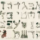 Bildsujet: Justine Frank The Hebrew Alphabet, from „The Stained Portfolio“, 1927 © Roee Rose