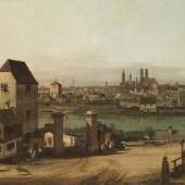 Bernardo Bellotto (gen. Canaletto), Ansicht der Stadt München, Leinwand, 125 x 220 cm © Bayerische Staatsgemäldesammlungen, Alte Pinakothek München