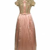 Fashion and Jewels, including a pink full length evening dress by Victor Stiebel from circa 1961 (est. £200-300)