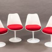 Vier Tulip Chairs. Ausrufnummer: 1453  Ausrufpreis: 800 Euro