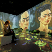 Einblick in die Ausstellung "Viva Frida Kahlo in Berlin" (c) alegria-exhibition.de